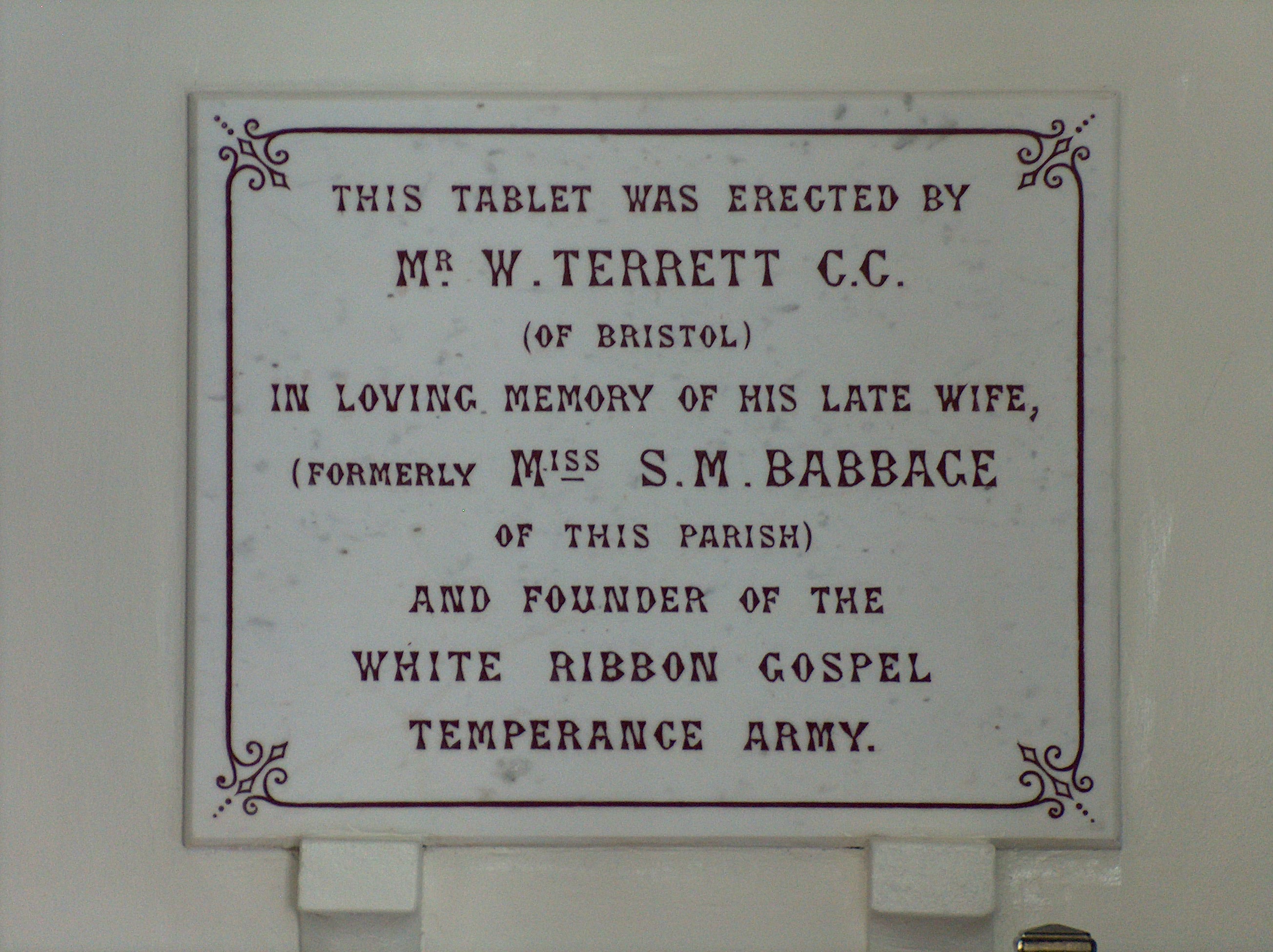 Interior Plaque
